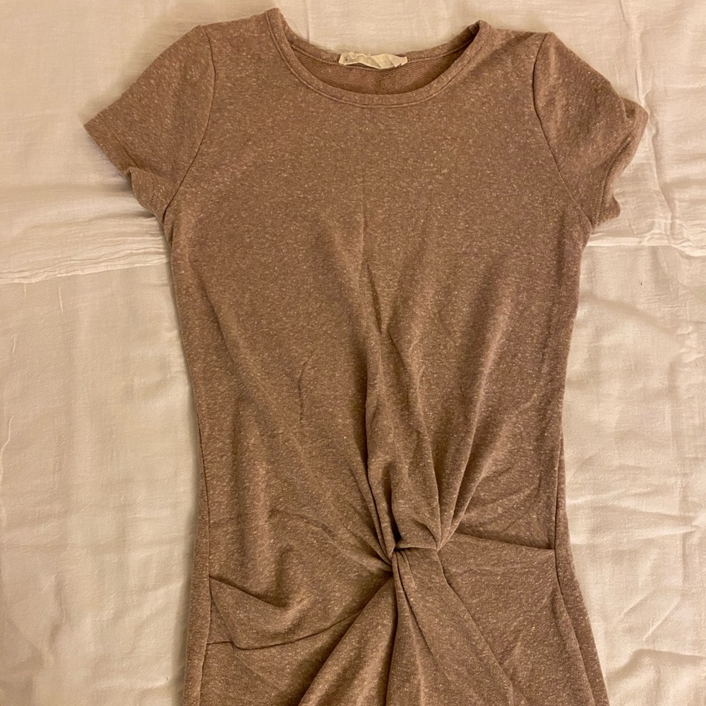 Knit body con mini dress